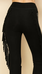 Fringe & Studs Leggins